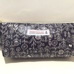 「naminami0701さまオーダー品」北欧風　花柄ラミネートペンケース　紺