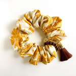 Hula❤︎girl White &mustard ハワイアンシュシュ
