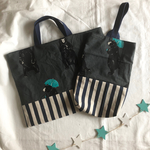 入園入学グッズ〜くまさん×縦縞〜