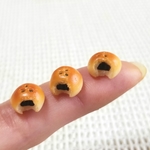 ( 受注製作 )好評中 ♡かじりかけ あんパン (ミニチュア, ミニチュアフード,フェイクフード, 食品サンプル)