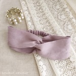 mauvepink linenクロスターバン