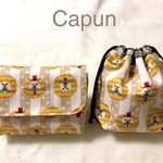横入れお弁当袋&コップ袋の2点セット♬*゜