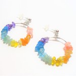 Rainbow様オーダー天然石ピアス*･゜ﾟ･*ニジイロ*･゜ﾟ･*