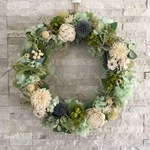 Mint Green x  Cream * wreath 春待ちリース