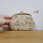 親子がま口財布  わんこ