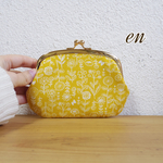 親子がま口財布 お花畑