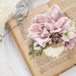 ダリアのコサージュ *antique pink* 　