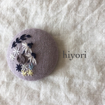 刺繍ブローチ