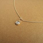 ナチュラルダイヤモンドネックレス K18&K10YG/SQ