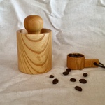 【受注制作】Wood コーヒー豆挽きセット