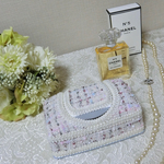 【再々販】上品なツイード ウェットティッシュケース ワイプケース   
