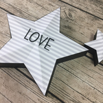 インテリア STARオブジェ  お好きな文字が入れられます♡