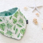 Organic Cotton バンダナスタ●Monstera【送料無料】