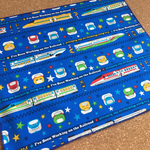  新幹線 ブルー ランチョンマット　ランチマット園児用25×30 ☆入園入学☆