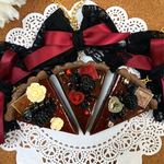 ベリーのチョコタルトのバッグチャーム（大）★フェイクスイーツ
