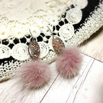 brise douce 大人のふわふわファーピアス／イヤリング