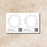 NEW！名入れ・QRコード込み♡オリジナル台紙（RM364）