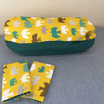   エルゴカバー(ハーフタイプ)とよだれパット    黄色いとり