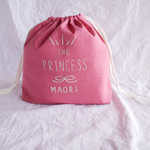 お名前刺繍のおむつポーチ ピンク