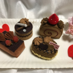 フェルトnoチョコレートケーキ💛