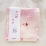 て刺繍ハンカチ「フィギュアスケート」
