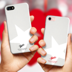 iPhoneSE2/iPhone11/iPhone11Pro/iPhone11ProMax/iPhoneXR/スマホケース/星/ホワイト/お揃い/ペア/名入れ/iPhone/メンズ
