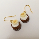 チョコレートバナナカップケーキのピアス