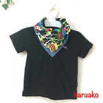 数量限定☆オシャレboyのよだれかけ☆pop ブルー
