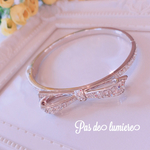 SWAROVSKIのリボンバングル♡