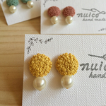 刺繍のピアス