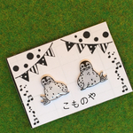 プチプラピアス ゴマフアザラシ
