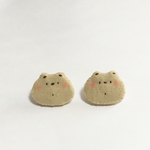フェルトのピアス＊くまさん
