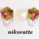 キュート♡キューブピアス