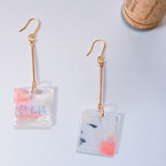 シカク square×pink ピアス/イヤリング