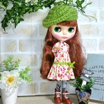 No.1118   春色お花柄ワンピ