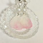 春に向けて♡花びらとパールのピアス