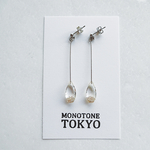 静かな夜の雨、夜明け(シルバー)ピアス&イヤリング