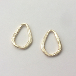 2個 21×16mm メタルパーツ ドロップ