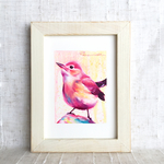 油絵フレーム付き - Wild bird - 01-