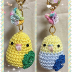 【kodemari555様☆専用ページ】オーダー品 おまんじゅうインコちゃんのチャーム
