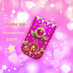【5color】変身携帯型♥魔女っ子コンパクトミラー付きファンデケース☆5COLOR