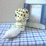 【M様取り置き品】ヒョウモントカゲモドキぬいぐるみ（レモンフロスト）