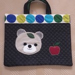 クマさんポケット　レッスンバッグ