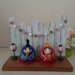 羊毛フェルトひな祭り