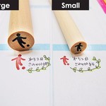 サッカーのはんこ　スポーツ・部活のはんこ⑤　アイコンスタンプ スケジュールスタンプ　大・小サイズ　