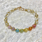 虹色水晶バングル