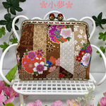 和柄❀がま口❀ポーチ