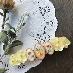 spring garden バレッタ  黄