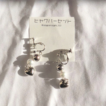 Suuイヤリング（シルバーハート）