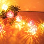 LED　おしゃれな間接照明　インテリアライト　ポップ柄